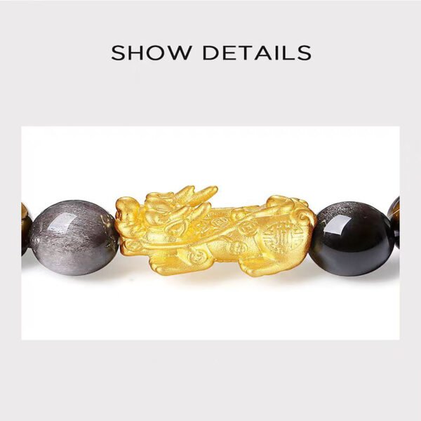 Pixiu Power: Gemstone Bracelet for Wealth Attraction and Fortune Transformation - Image 6