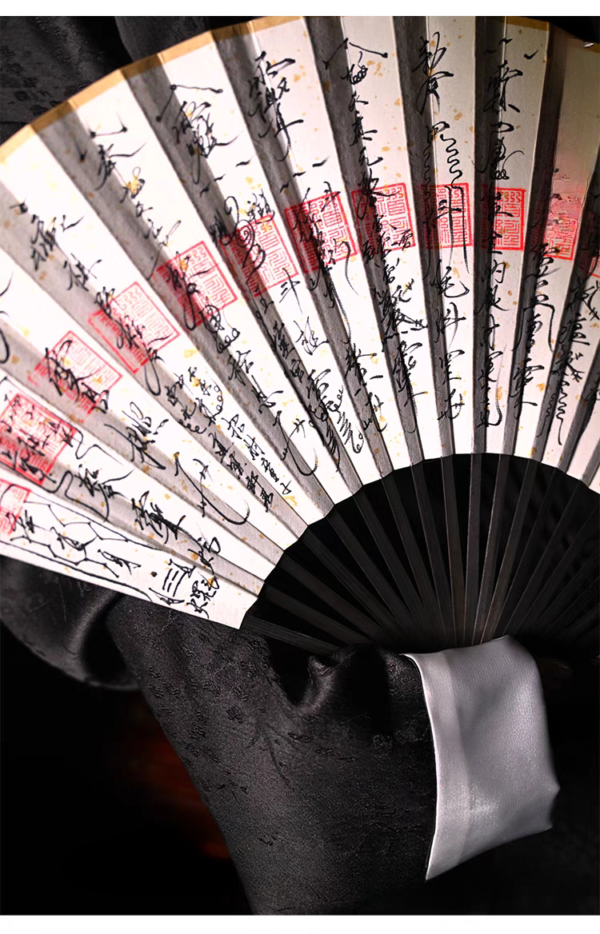 Taoist Secret Rhymes: Folding Fan Imbued with Metaphysical Powers, Unlocking the Realm of Spiritual Resonance - Image 5