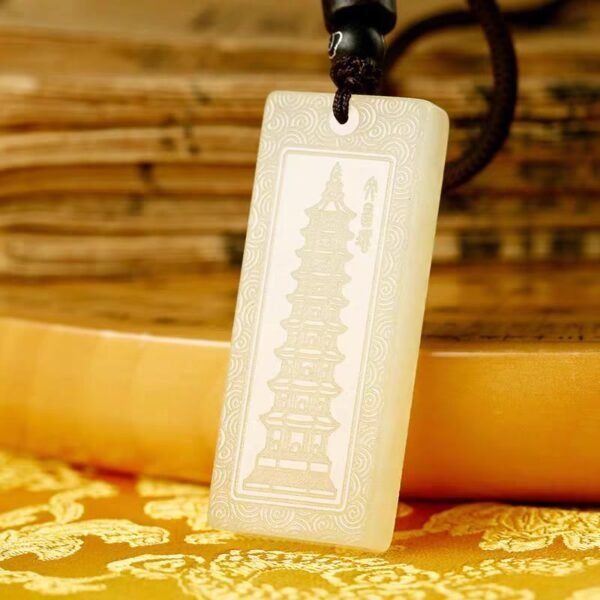 White Jade Wenchang Amulet: Unlock Academic Prosperity - Image 3