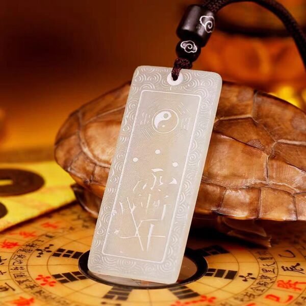 White Jade Amulet for Repelling Evil: Banish Malice, Protect Well - being - Image 3