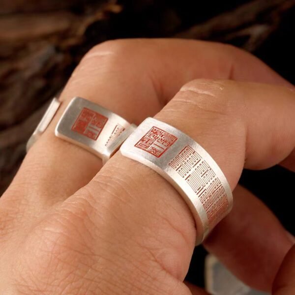 Silver Rings with Magic Sigils: Attract Enormous Wealth - Image 3