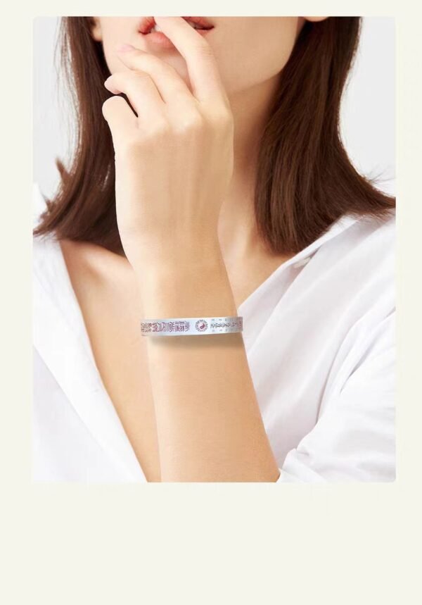 Taoist - Inspired Sterling Silver Open - Cuff Bracelet with Mystical Symbols and Inscriptions - Image 5